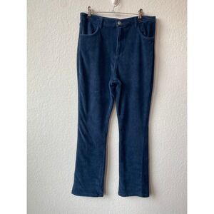 Free Assembly Girls Corduroy Retro Flare Pants Size XL 14/16 Blue FAGKB00051FA23